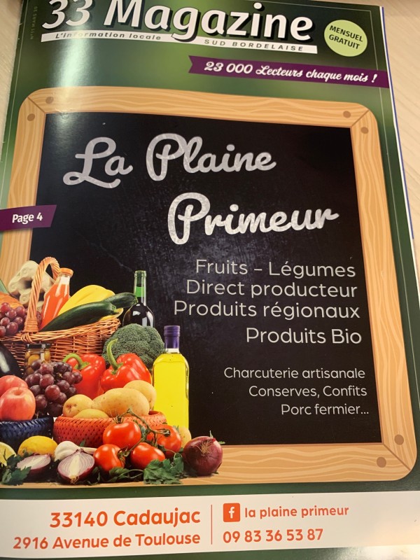 Où acheter des produits régionaux en direct producteur à Gradignan