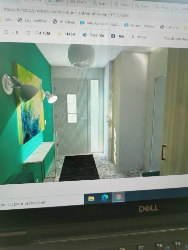 Réaménagement d'une entrée pour un particulier sur la commune de Le Teich