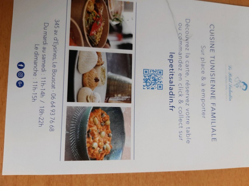 Cuisine tunisienne à emporter au Bouscat proche de Bordeaux