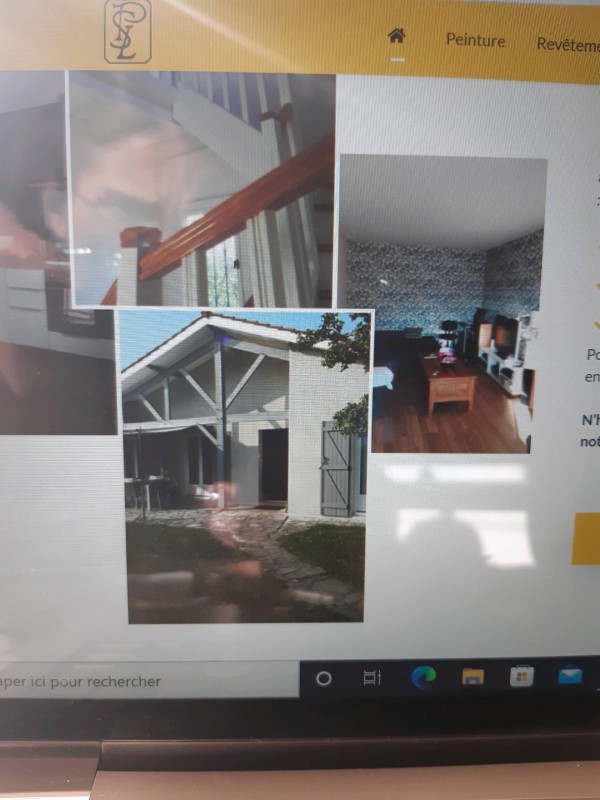 Projet de peinture d'une cage d'escalier dans une maison à Cestas en Gironde