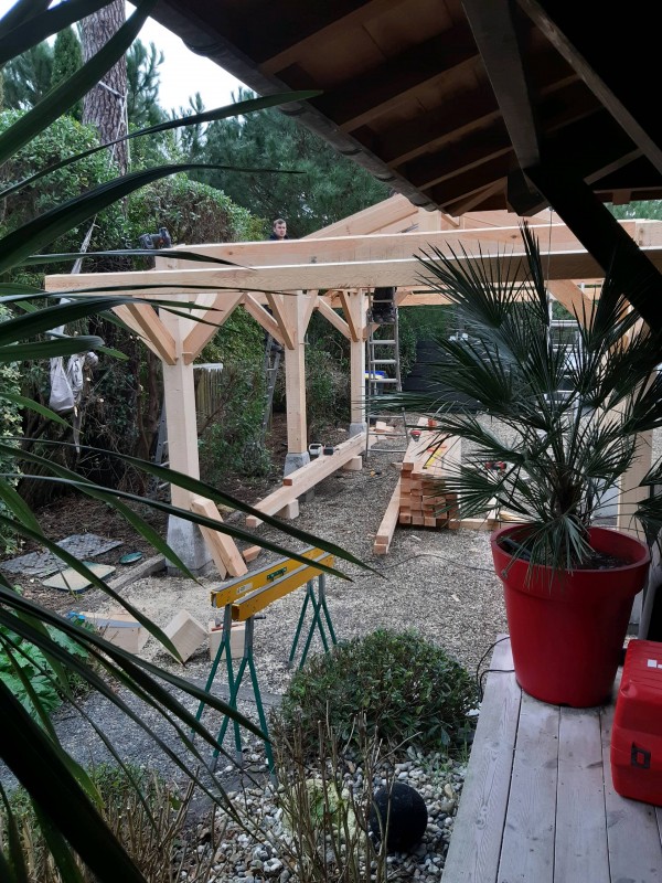 Extension de maison en ossature bois à Lège-Cap-Ferret