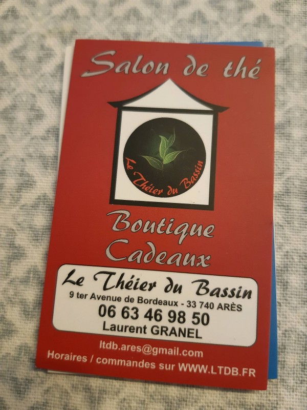Thé vert parfumé à Arès sur le Bassin d'Arcachon