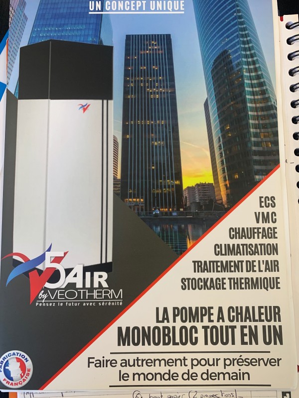 Installation d’une pompe à chaleur éco responsable à saint priest proche de Lyon dans le Rhône