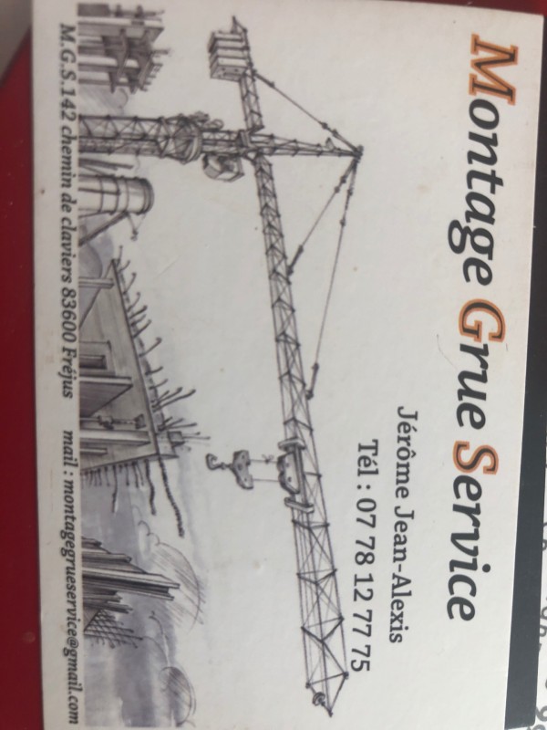 Recherche société de démontage de grue à Frejus