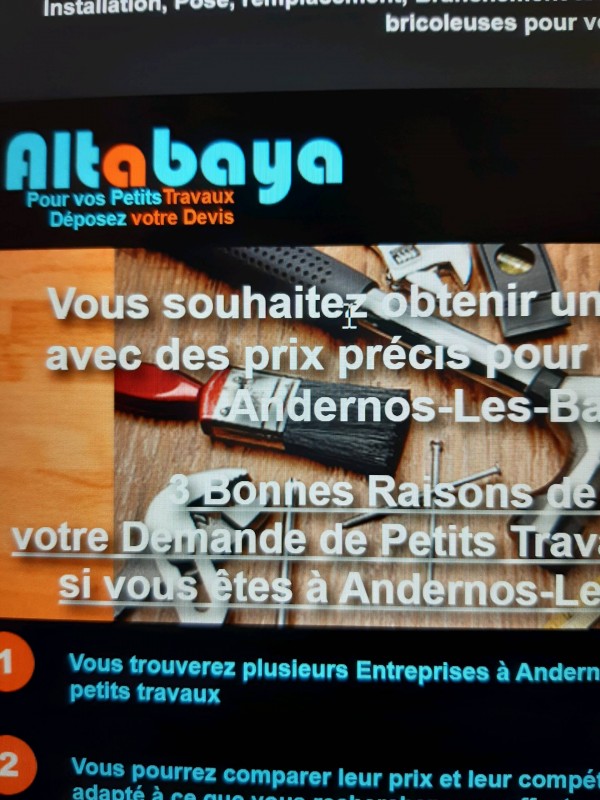 Service à domicile de travaux d'intérieur à Andernos-les-Bains