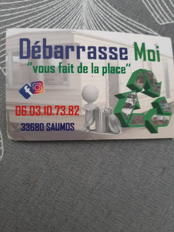 démolition de mobil-home à Lacanau