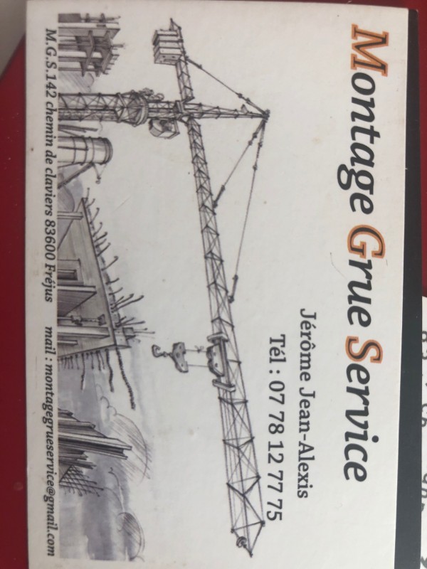 Recherche un vendeur de pièces détachées de grue en région PACA